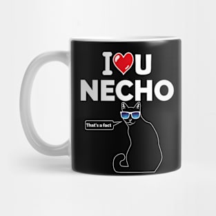 I Love U Necho Mug